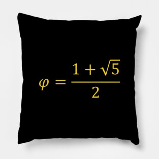 The Golden Ratio In Gold Pillow