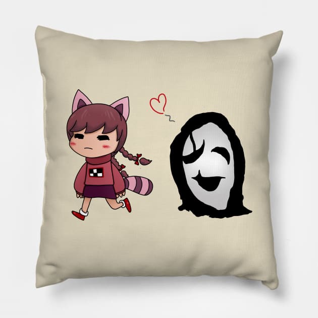 Uboa ❤ Madotsuki ~ Color ver. Pillow by miqwib