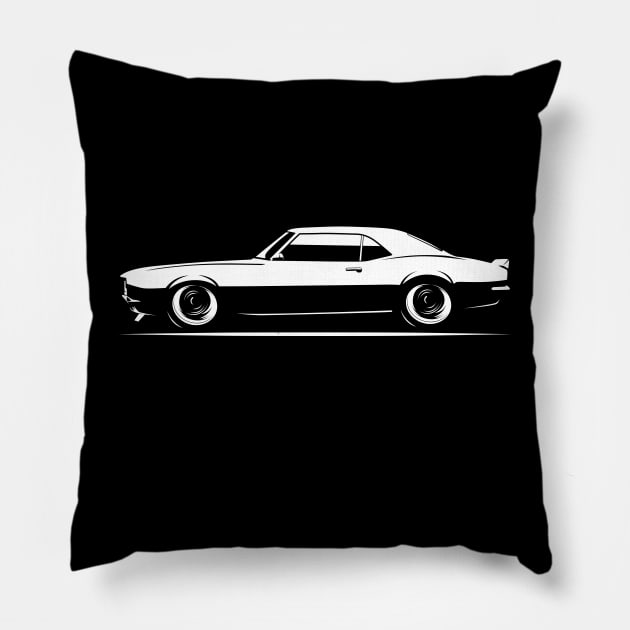 1968 Camaro SS Pillow by fourdsign