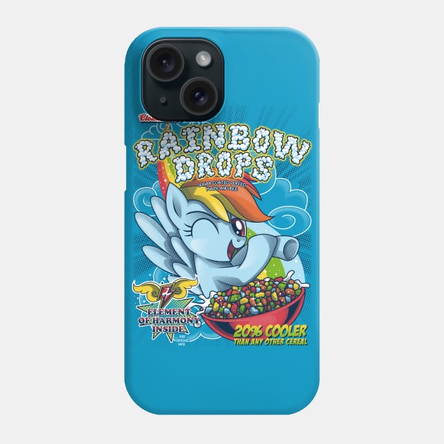 Rainbow Drops - Total Awesome! Phone Case by GillesBone