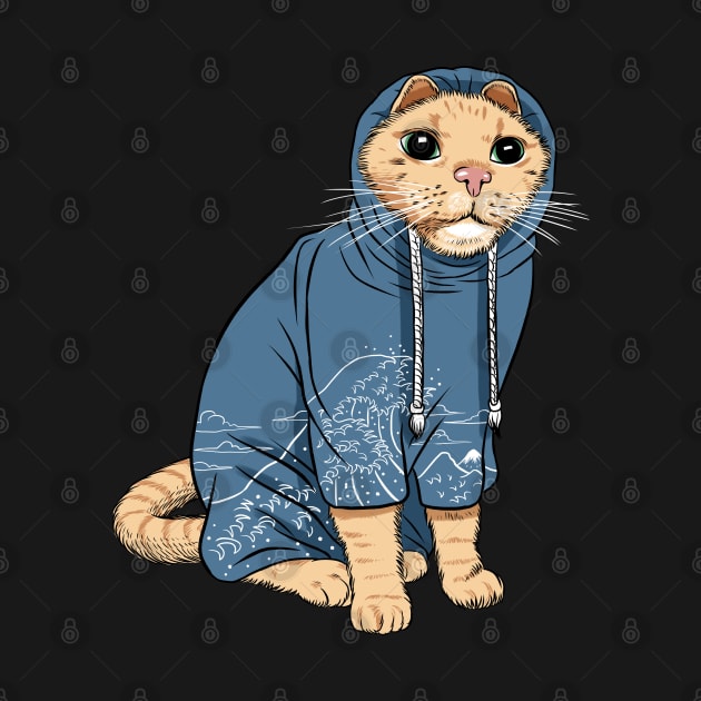 Cat with tracksuit by albertocubatas