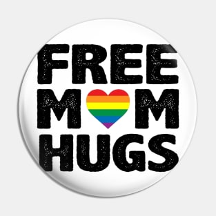 Free Mom Hugs Pride Pin