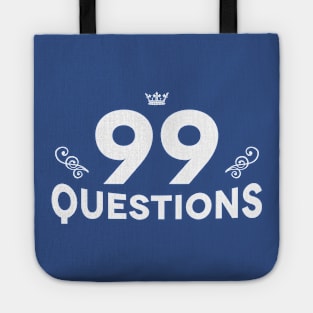 99Q Type Logo (white) Tote