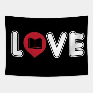 Book Love Gift Design Tapestry