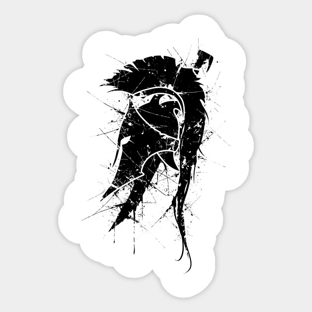 Spartan Helmet Logo Spartan Sticker Teepublic