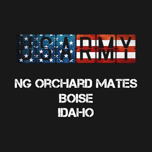 NG Orchard Mates Boise Idaho US Flag Army T-Shirt