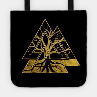 Valknut Symbol and Tree of life  -Yggdrasil Tote