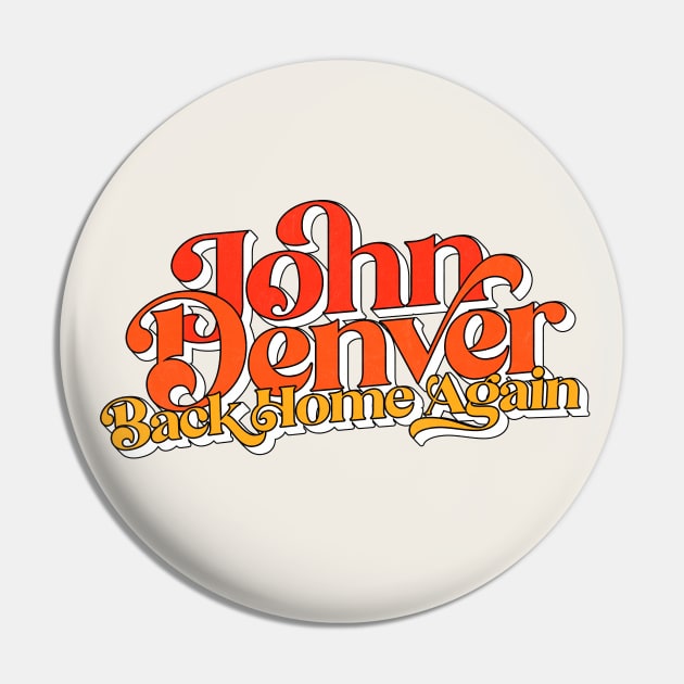 John Denver / Back Home Again Pin by DankFutura