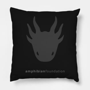 Amphibian Foundation - Dark Logo Pillow
