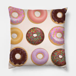 Donuts Pattern Pillow