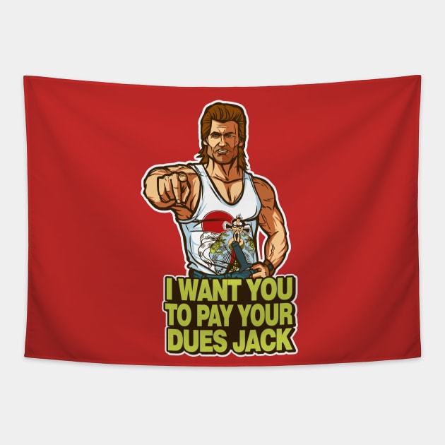 Pay Your Dues Tapestry by AndreusD