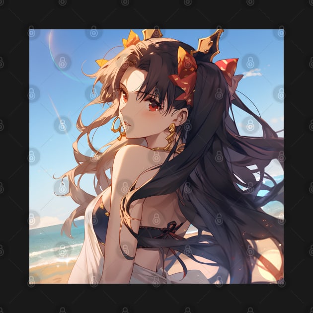 ishtar in beach by WabiSabi Wonders