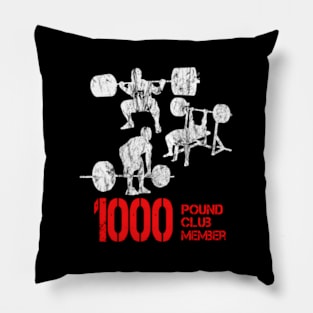 1000 Pound Clubs Pillow