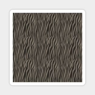 Gray Tiger Safari Print Magnet