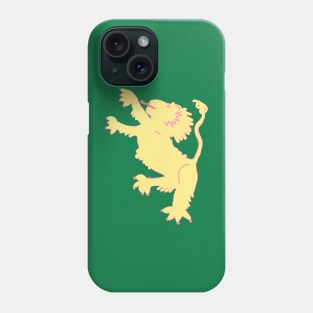 Bright Heraldic Lion Phone Case