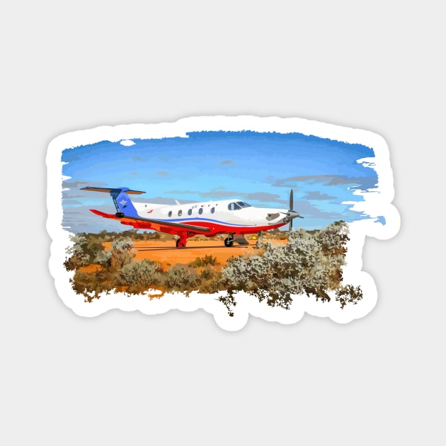 Flying Doctor Clinic Magnet by GregThompson