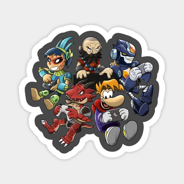 brawlhalla game team Magnet by oim_nw