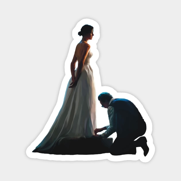 Phantom Thread - Alma and Reynolds Magnet by chrisayerscreative