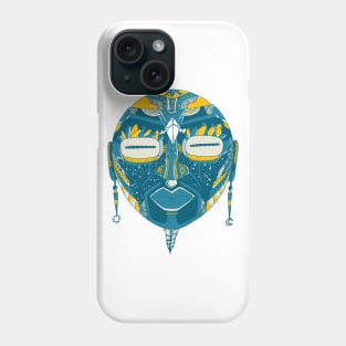 Retro Wave African Mask 2 Phone Case