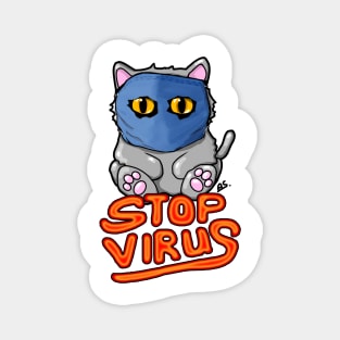 Stop Virus Magnet