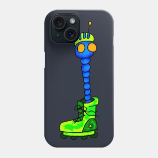 roller skater worm Phone Case