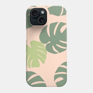 Pastel Monstera Phone Case