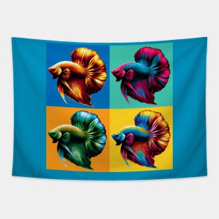 Elephant Ear Betta - Cool Tropical Fish Tapestry