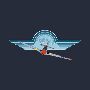 P-51 Mustang Moonlight Wings T-Shirt