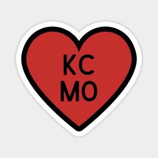 I Love Kansas City Vintage Heart Design Magnet