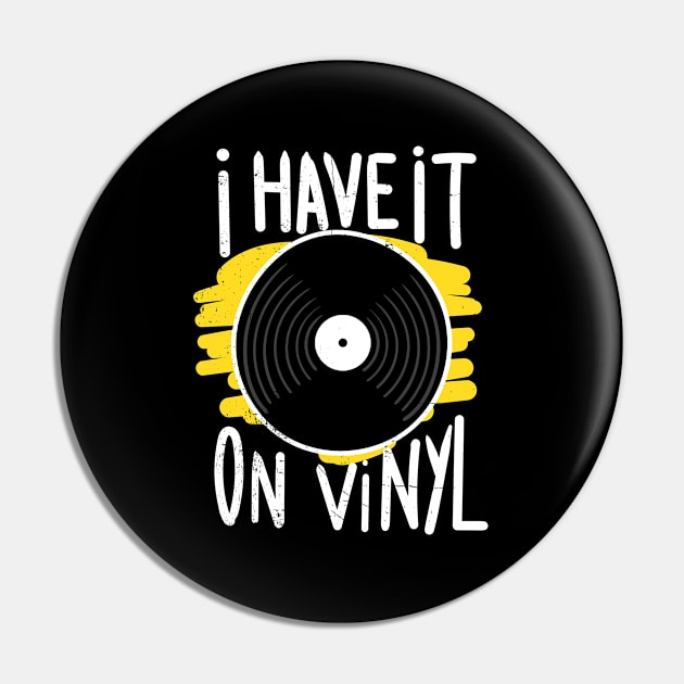 Vinyl Lovers Gift Idea Pin by dconciente