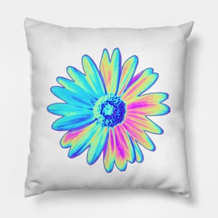 Holographic Daisy Pillow