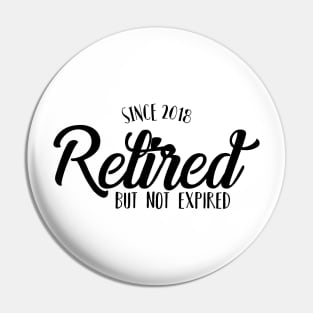 Retired Since 2018 Light Pin