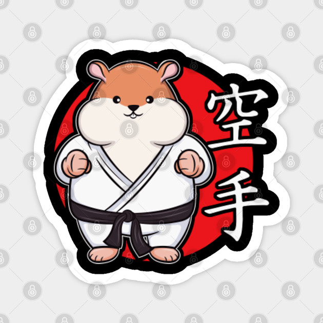 Karate Hamster Chibi Kawaii Martial Arts Gift Karate Magnet Teepublic Karate Hamster Chibi Kawaii Martial Arts Gift Karate Magnet Teepublic
