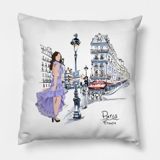 Em Paris 2022 Pillow