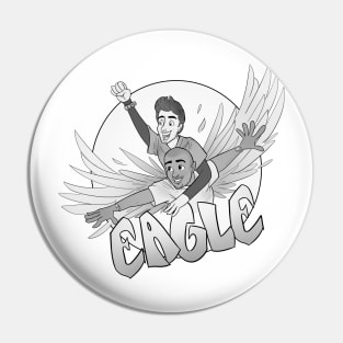 Scrubs Eagle (Monochrome) Pin