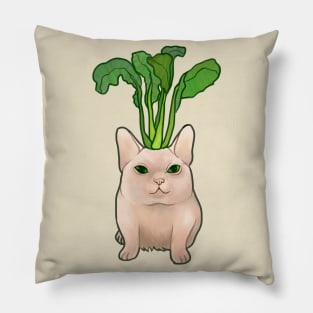 Radish Cat Pillow