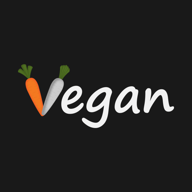 Vegan artistic typography design by DinaShalash