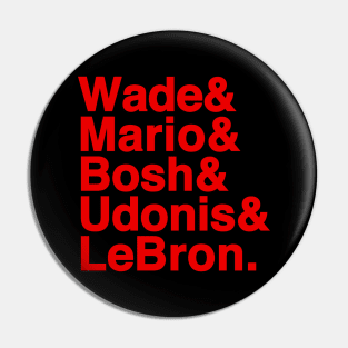 2013 Miami Basketball Pin