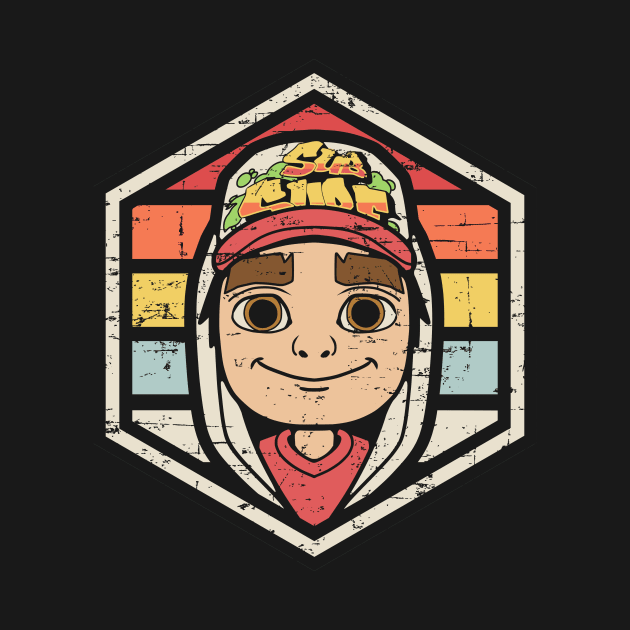 Retro Badge Subway Surfers Jake by rojakdesigns