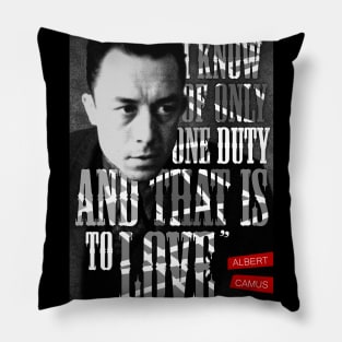 Albert Camus Quote Pillow