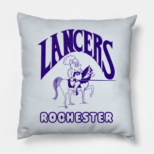 Defunct Rochester Lancers 1973 Pillow