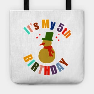 Hot 5th Birthday Tote