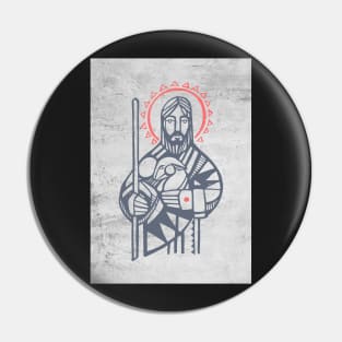 Jesus Christ Good Shepherd Pin