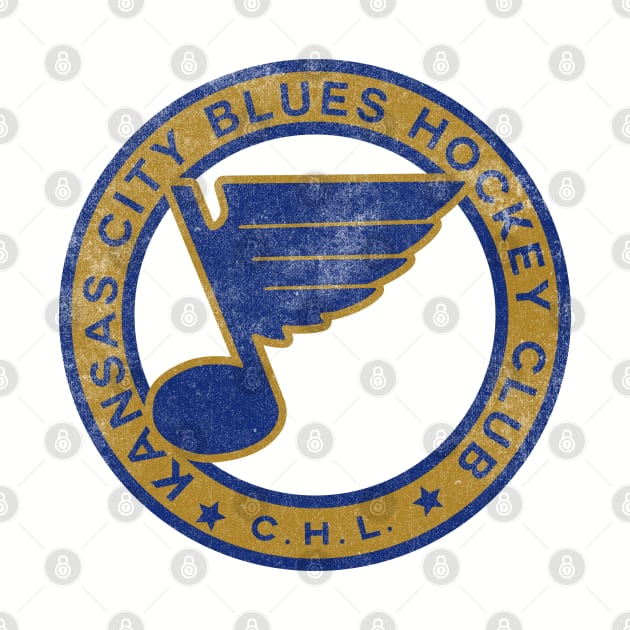 Retro Kansas City Blues Hockey Club by LocalZonly