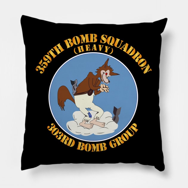 359th Bomb Squadron - 303rd BG - WWII Pillow by twix123844