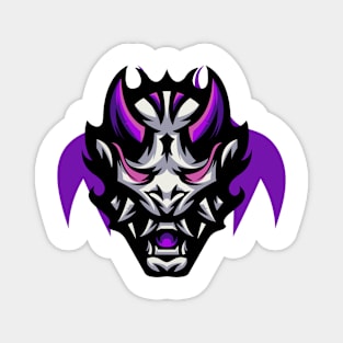 Simple Oni Mask Magnet