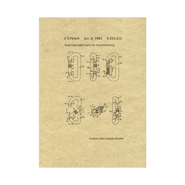 Carabiner Patent by SportingPrints