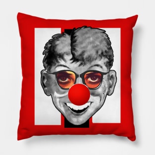 boy with clown nose Pillow