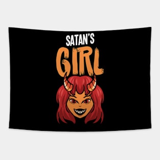 Satans Girl - For the dark side Tapestry