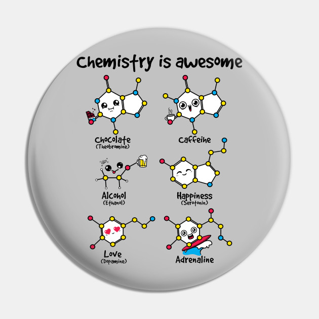 Chemistry Lab Enamel Pins Custom Brooches for Bag Clothes Lapel Pin Chemical  Equation Badge Element Molecular Structure Jewelry